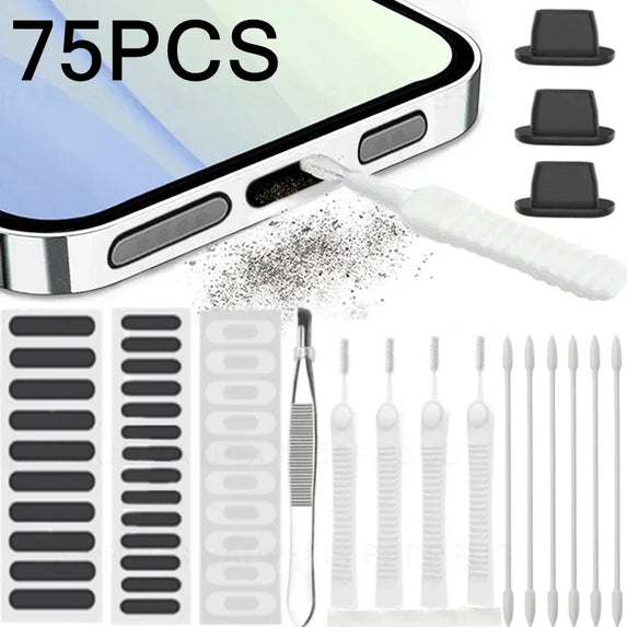 Mobile Phone Speaker Dust Plug Mesh Sticker for iPhone 15 14 Pro Max Samsung Mi Charging Port Protector Cleaning Kit Universal